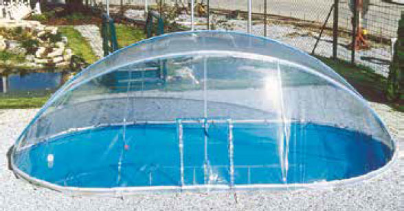 Cabrio Dome für Schwimmbecken